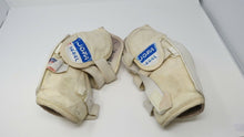 Load image into Gallery viewer, Michel Goulet Quebec Nordiques Jofa Game Used Hockey Elbow Pads Signed by Goulet