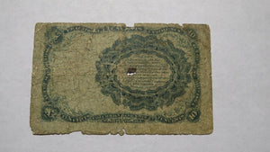 1874 $.10 Fifth Issue Fractional Currency Obsolete Bank Note Bill USA