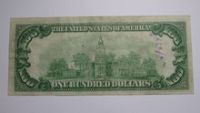 Load image into Gallery viewer, $100 1928 Cleveland Numerical #4 Federal Reserve Bank Note Currency Bill VF RARE