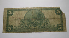 Load image into Gallery viewer, $5 1902 Nevada Missouri MO National Currency Bank Note Bill! Ch. #3959 RARE!