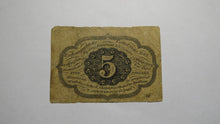 Load image into Gallery viewer, 1863 $.05 First Issue Fractional Currency Obsolete Bank Note Bill! 1st Issue