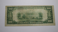 Load image into Gallery viewer, $20 1929 Kutztown Pennsylvania PA National Currency Bank Note Bill Ch. #5102 VF