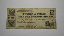 Load image into Gallery viewer, $.25 1862 Brookline New Hampshire NH Obsolete Currency Bank Bill Fractional Note