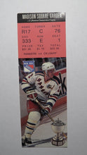 Load image into Gallery viewer, December 15, 1992 New York Rangers Vs. Calgary Flames NHL Hockey Ticket Stub!