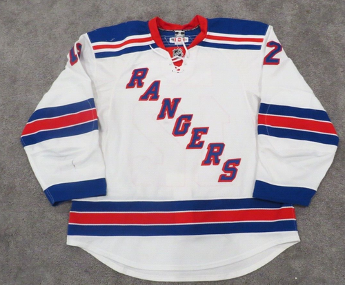 2013-14 Jesper Fast New York Rangers NHL Debut Game Used Worn Hockey Jersey! NYR