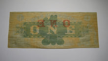 Load image into Gallery viewer, $1 18__ Farmington New Hampshire Obsolete Currency Bank Note Remainder Bill UNC+