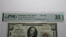 Load image into Gallery viewer, $10 1929 Flemington New Jersey NJ National Currency Bank Note Bill Ch #892 VF35!