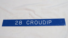 Load image into Gallery viewer, 1984 David Croudip Los Angeles Rams Game Used NFL Locker Room Nameplate SDSU