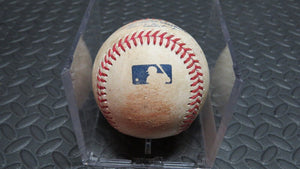 2020 Dexter Fowler St. Louis Cardinals Ground Out Game Used MLB Baseball!