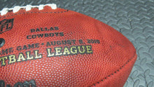 Load image into Gallery viewer, 2010 Cincinnati Bengals Vs. Dallas Cowboys Hall of Fame Game Used NFL Football