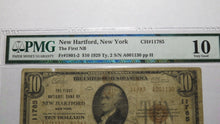Load image into Gallery viewer, $10 1929 New Hartford New York NY National Currency Bank Note Bill #11785 PMG