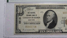 Load image into Gallery viewer, $10 1929 Castleton On Hudson New York NY National Currency Bank Note Bill #5816