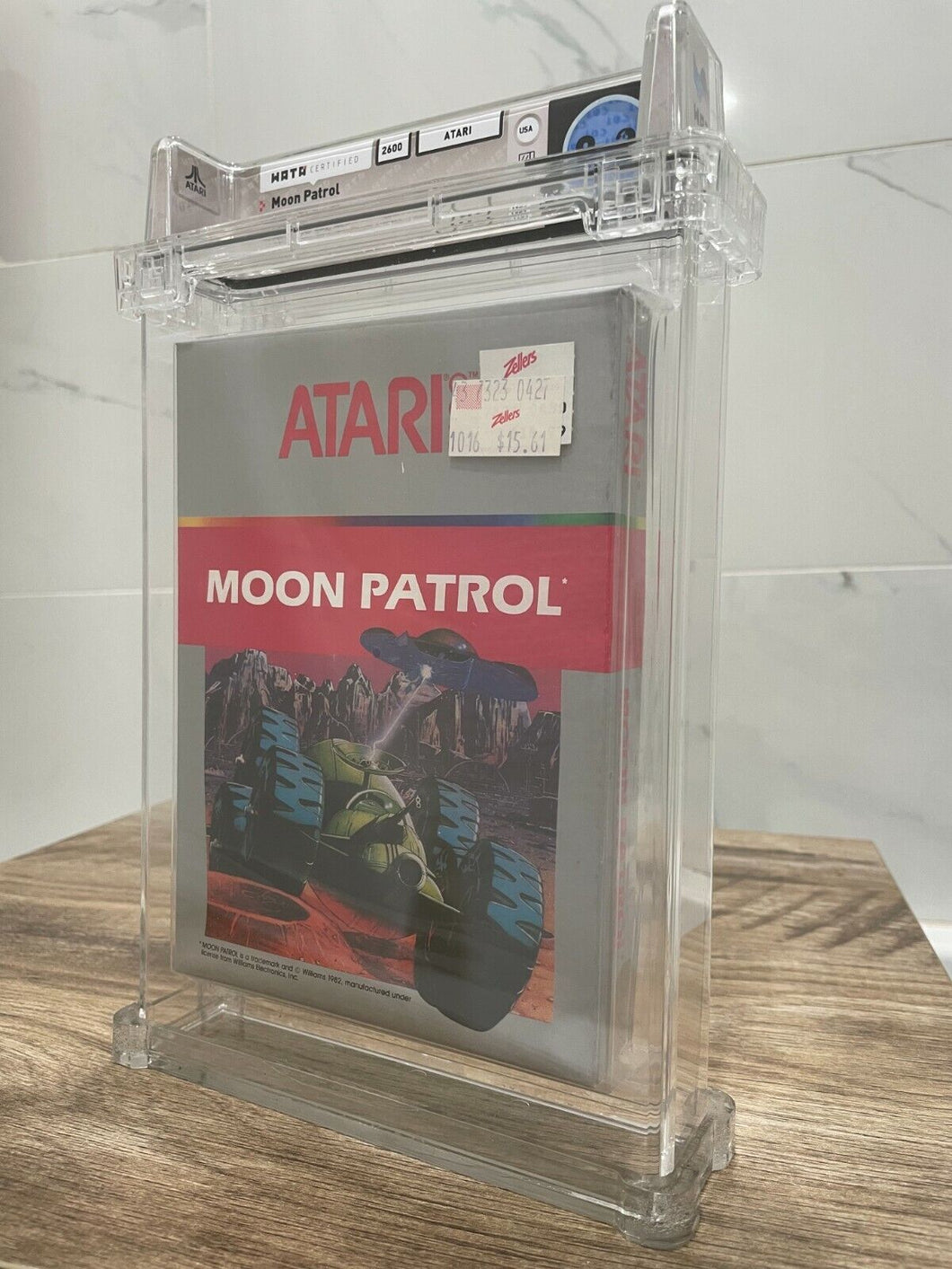 Unopened Moon Patrol Atari 2600 Sealed Video Game! Wata Graded 9.2 A+ 1983 USA