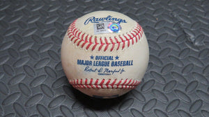 2020 Jesus Aguilar Miami Marlins Game Used RBI MLB Baseball! Asher Wojciechowski