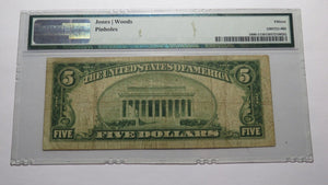 $5 1929 Farmer City Illinois IL National Currency Bank Note Bill!  #3407 Fine!