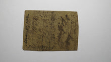 Load image into Gallery viewer, 1761 Twenty Shillings North Carolina NC Colonial Currency Note Bill! RARE 20s!
