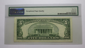 $5 1950 Wide II Richmond Federal Reserve Note Fr. 1961-E Choice UNC64EPQ PMG