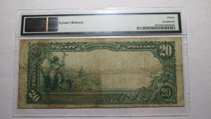$20 1902 Enterprise Alabama AL National Currency Bank Note Bill! Ch. #6319 PMG!