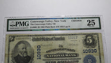 Load image into Gallery viewer, $5 1902 Conewango Valley New York NY National Currency Bank Note Bill #10930 VF!