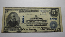 Load image into Gallery viewer, $5 1902 Bristol Connecticut CT National Currency Bank Note Bill! Ch. #2250 VF++