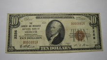 Load image into Gallery viewer, $10 1929 Mercer Pennsylvania PA National Currency Bank Note Bill #2256 FINE!