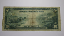 Load image into Gallery viewer, $10 1914 New York Federal Reserve Gutter Fold Error Large Bank Note Bill FINE