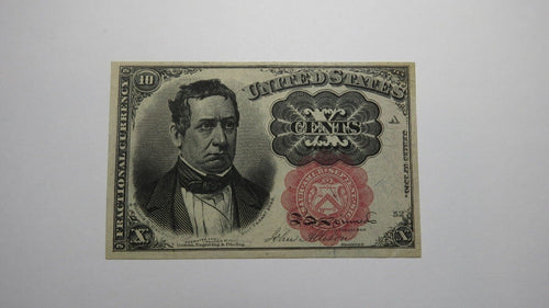 1874 $.10 Fifth Issue Fractional Currency Obsolete Bank Note Bill NEW Condition!