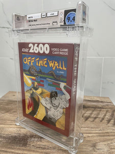 Unopened Off The Wall Atari 2600 Sealed Video Game! Wata Graded 9.4 Seal A++