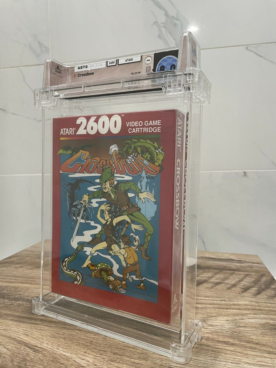 Unopened Crossbow Atari 2600 Sealed Video Game! Wata Graded 8.0! 1987 USA