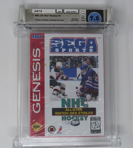 New NHL All Star Hockey '95 Sega Genesis Sealed Video Game Wata Graded 7.5 A