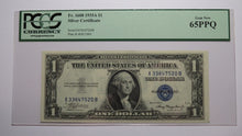 Load image into Gallery viewer, $1 1935-A Silver Certificate Currency Bank Note Bill Graded Gem New 65PPQ PCGS