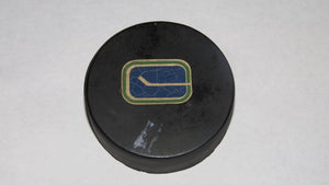1972-73 Don Tannahill Vancouver Canucks Game Used Goal Scored Puck -Boudrias Ast