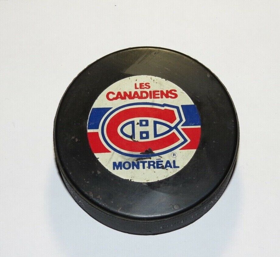1990-92 Montreal Canadiens Official Ziegler Game Puck! General Tire Not Used