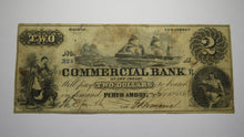 Load image into Gallery viewer, $2 1856 Perth Amboy New Jersey NJ Obsolete Currency Bank Note Bill! Commerical