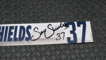 Load image into Gallery viewer, 2018 Sam Shields Los Angeles Rams Game Used NFL Locker Room Nameplate! Signed!