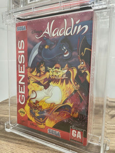Disney's Aladdin Sega Genesis Factory Sealed Video Game Wata 9.2 Graded A+ Seal
