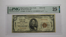 Load image into Gallery viewer, $5 1929 Port Leyden New York NY National Currency Bank Note Bill Ch #11742 VF25