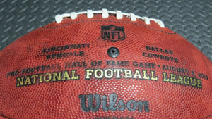 2010 Cincinnati Bengals Vs. Dallas Cowboys Hall of Fame Game Used NFL Football