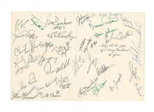 Load image into Gallery viewer, 1977 Philadelphia Eagles Football Team Signed Christmas Card! Jaworski, Papale