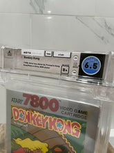 Load image into Gallery viewer, Unopened Donkey Kong Atari 7800 Sealed Video Game! Wata Graded 6.5 Seal B+!