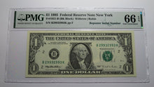 Load image into Gallery viewer, $1 1995 Repeater Serial Number Federal Reserve Currency Bank Note Bill PMG UNC66