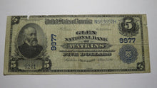 Load image into Gallery viewer, $5 1902 Watkins New York NY National Currency Bank Note Bill! Ch. #9977 Glen!