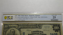 Load image into Gallery viewer, $10 1902 Emporia Kansas KS National Currency Bank Note Bill Ch. #5498 PCGS VF25