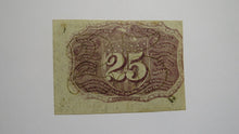 Load image into Gallery viewer, 1863 $.25 Second Issue Fractional Currency Obsolete Bank Note Bill 2nd VF+ Error