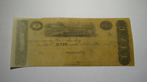 $5 18__ Cincinnati Ohio OH Obsolete Currency Bank Note Bill Remainder!  Piatt Co