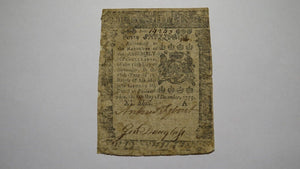 1775 Forty Shillings Pennsylvania PA Colonial Currency Bank Note Bill RARE 40s
