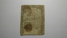 Load image into Gallery viewer, 1780 One Shilling Hartford Connecticut CT Colonial Currency Note Bill RARE ISSUE