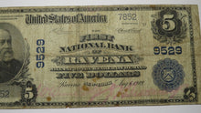 Load image into Gallery viewer, $5 1902 Ravena New York NY National Currency Bank Note Bill! Ch. #9529 RARE