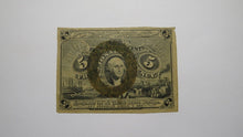 Load image into Gallery viewer, 1863 $.05 Second Issue Fractional Currency Obsolete Bank Note Bill! 2nd FINE