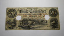 Load image into Gallery viewer, $20 1856 Savannah Georgia GA Obsolete Currency Bank Note Bill! Bank of Commerce